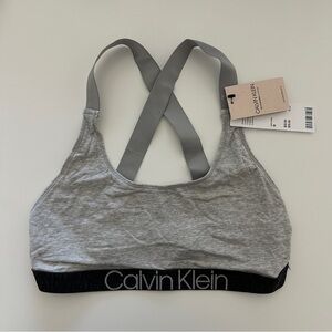 Calvin Klein Heather Gray Sports Bra